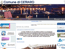 Tablet Screenshot of comune.cetraro.cs.it
